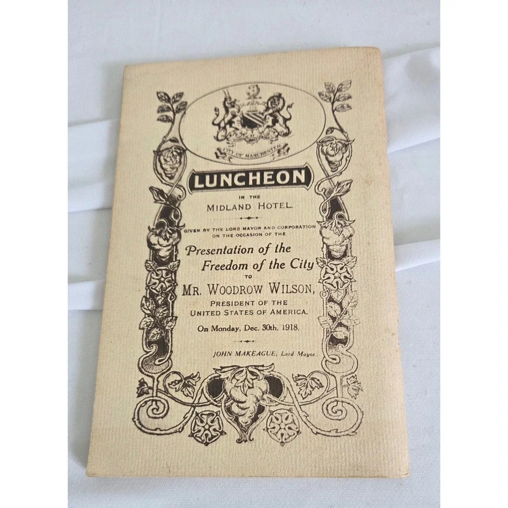 Vintage 1974 Woodrow Wilson House Cookbook Presidential Recipes Booklet